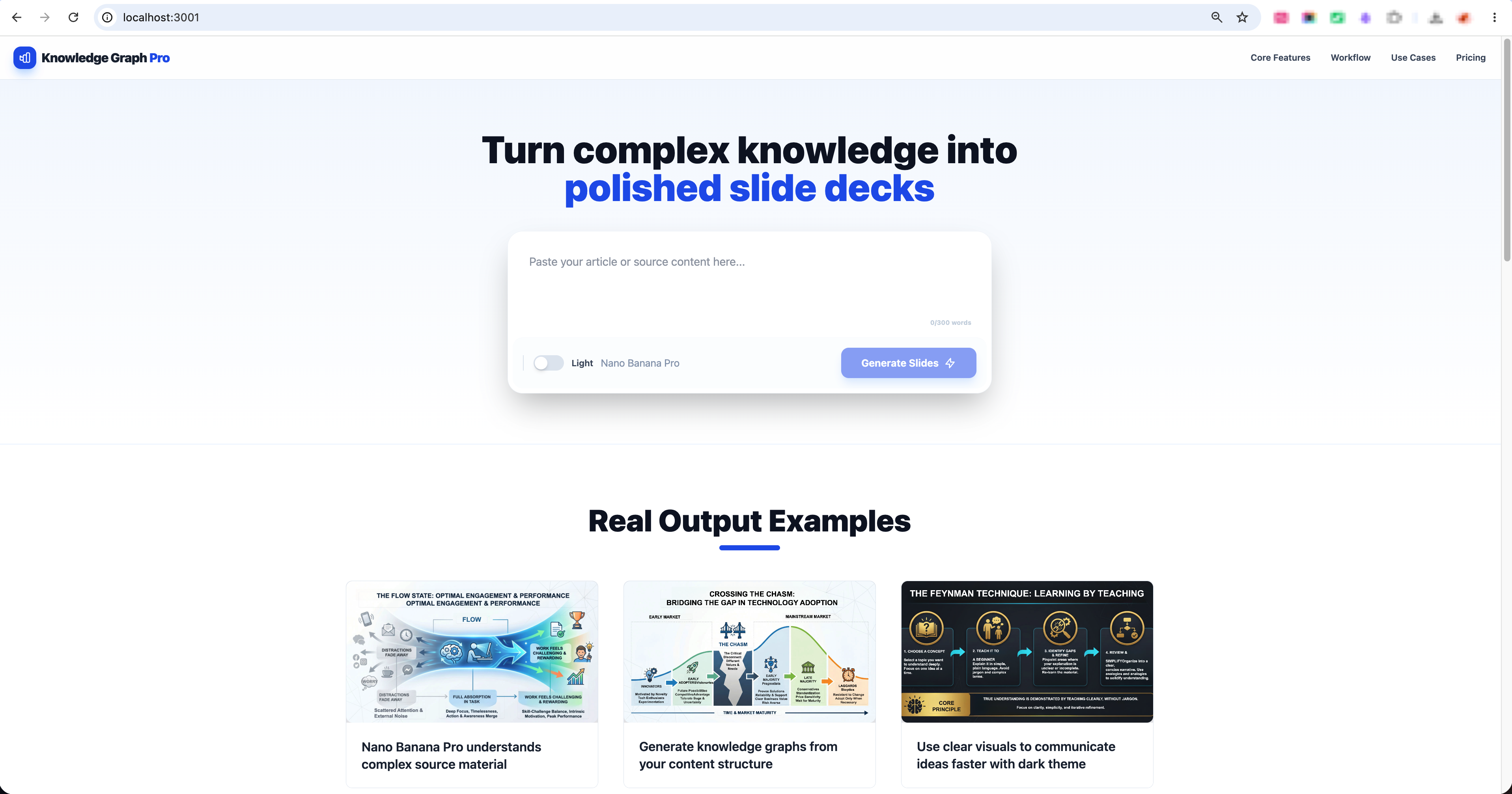 AI Presentation Agent showcase